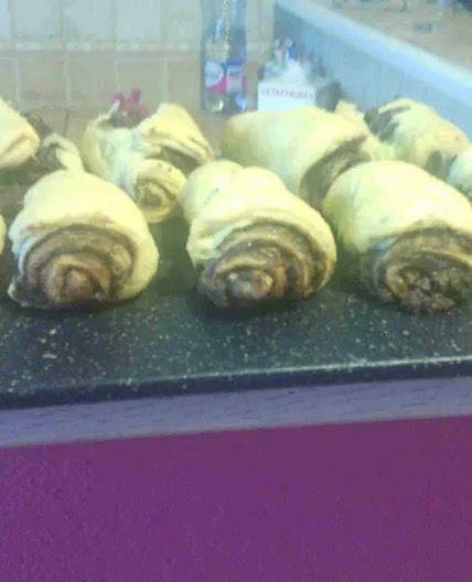 Feuilleté de nutella