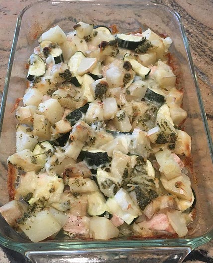 Chicken, Zucchini, and Potato Bake