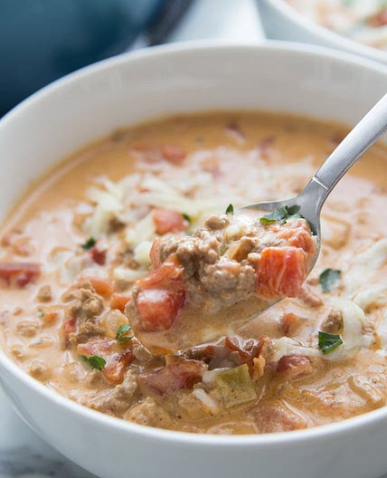Queso Keto Taco Soup Recipe (Quick & Easy)