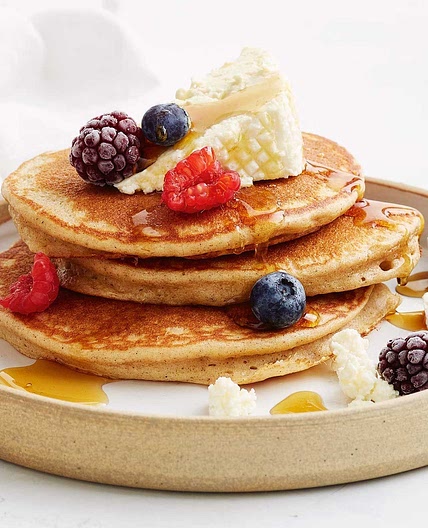 Better-for-you banana pancakes