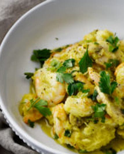 Georgia’s shrimp with spaghetti squash