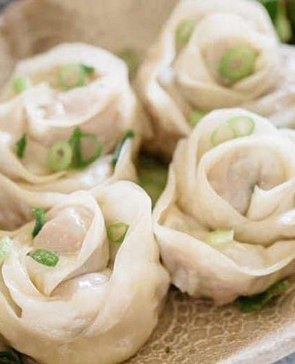 Rose dumplings