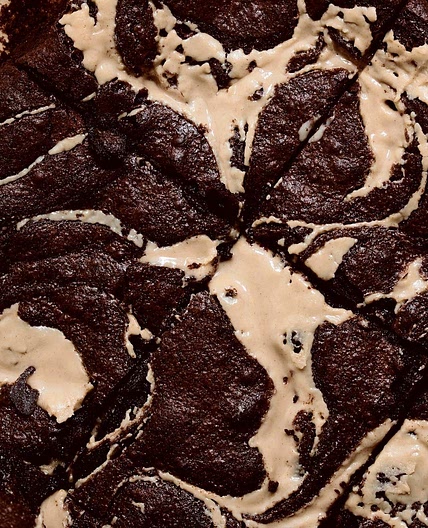 Tahini and Halva Brownies