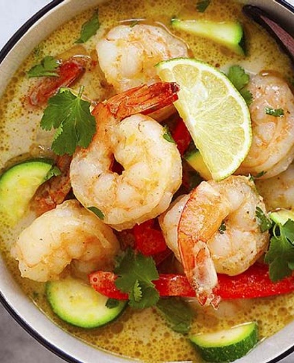 Green Curry Shrimp