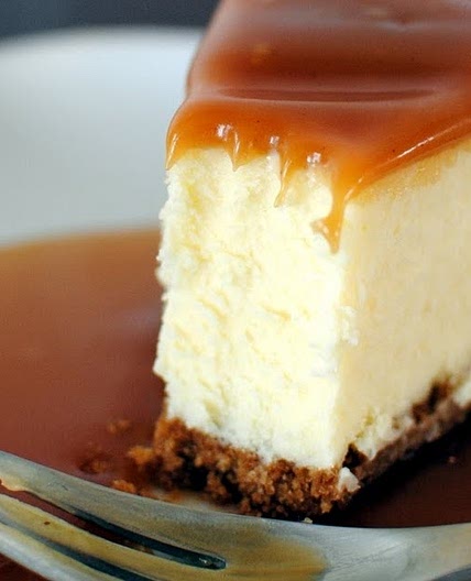White Chocolate Caramel Cheesecake