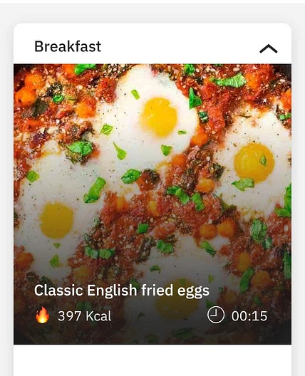 Classic English fried eggs