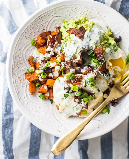 Whole30 Loaded Sweet Potato Fries