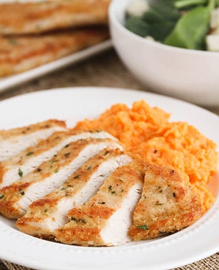 Garlic Parmesan Turkey Cutlets Recipe