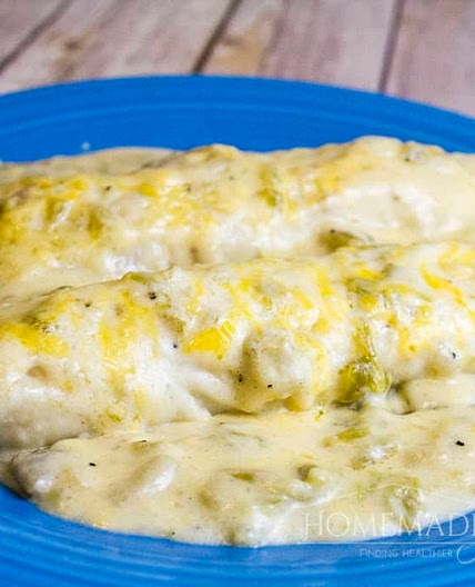 Sour Cream Chicken Enchiladas