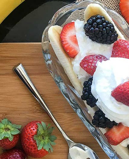 Protein Packed Breakfast Banana Split