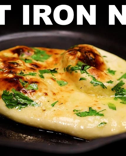 Garlic naan tawa-style (no yeast, no oven)