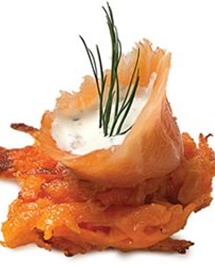 Smoked Salmon Sweet Potato Pancakes - In The Hills