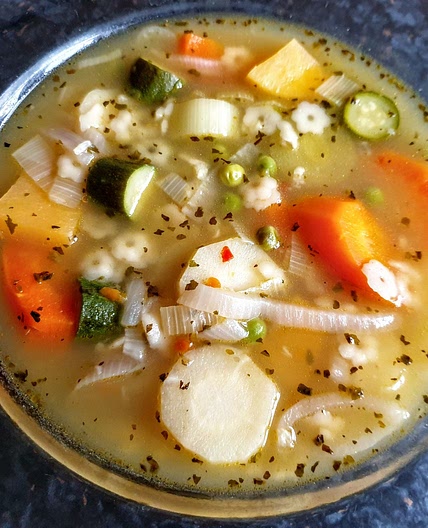 Chunky vegetable soup for soup maker
