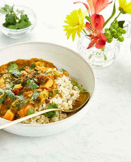 Cozy Butternut, Sweet Potato, and Red Lentil Stew