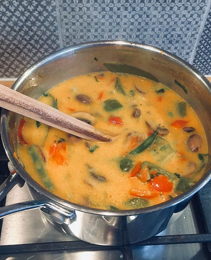 Issmat's Vegetable Coconut Curry