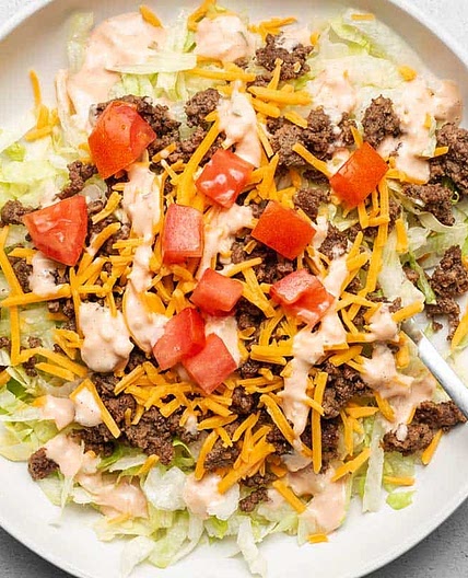 Keto Big Mac Salad