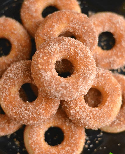 Mini Churros Donuts ( Gluten-free+Vegan)