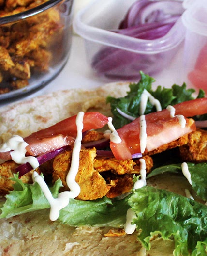 Vegan Chicken Shwarma Wraps - US