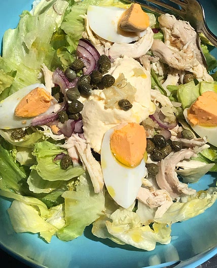 Healthy Caesar salad low sodium low carb
