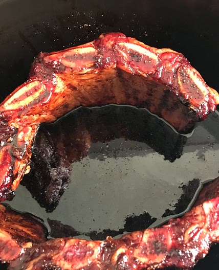 Honey soy Slow Cooker Ribs