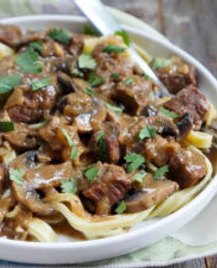 Paleo Beef Stroganoff