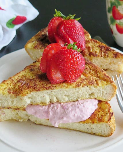 Strawberry Cream French Toast