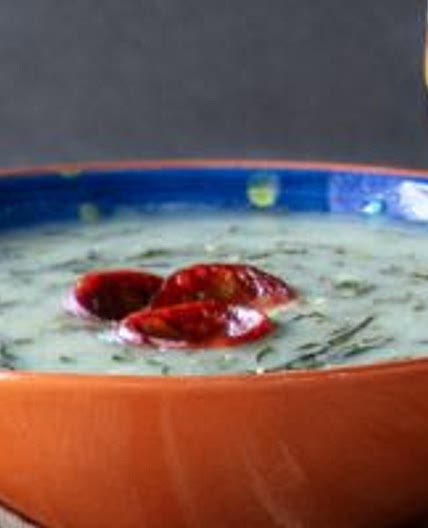 Caldo-verde com chouriço