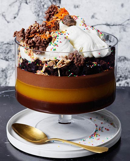 Birthday cake trifle