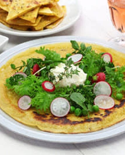 Socca Flatbread - chickpea