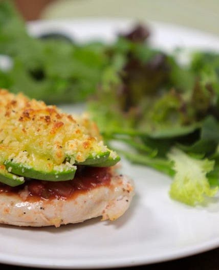 Avocado parmigiana