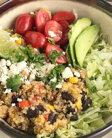 Instant Pot Quinoa Burrito Bowls