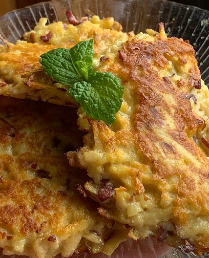 Apple frittata (no sugar added)