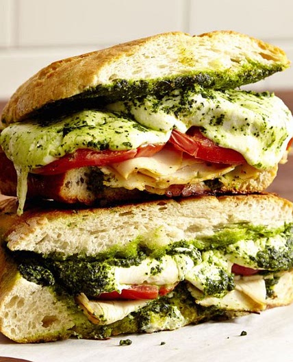 Turkey Pesto Sandwiches