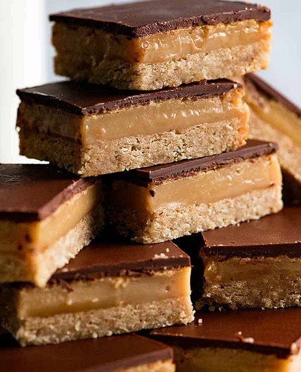 Chocolate Caramel Slice 