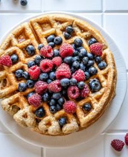 Good Morning Oatmeal Waffles
