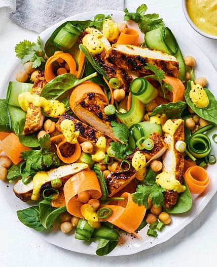 Chicken tikka salad recipe