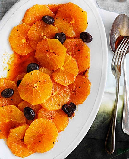 Orange and olive salad