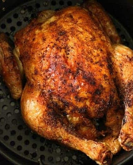 Air Fryer Whole Chicken {Whole30, Paleo}