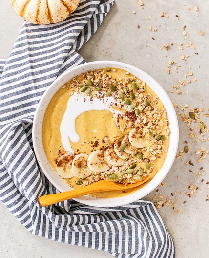 Pumpkin Pie Smoothie Bowl