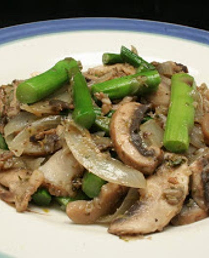 Asparagus-Mushroom Sauté
