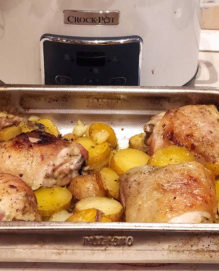 Costolette di maiale con la slowcooker