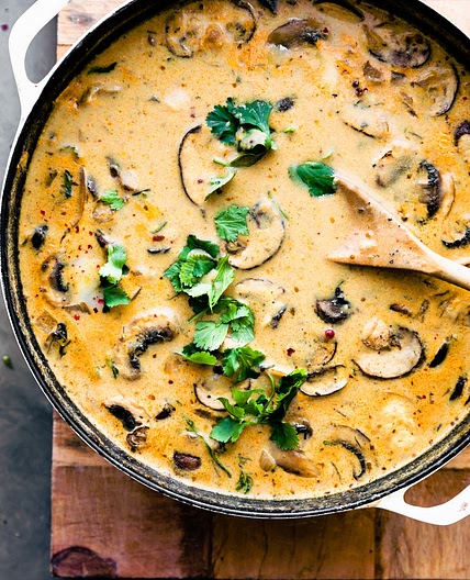 Creamy Hungarian Vegan Mushroom Soup (Dairy Free)