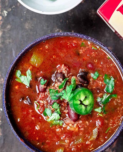 BEST Vegan Chili with Quinoa