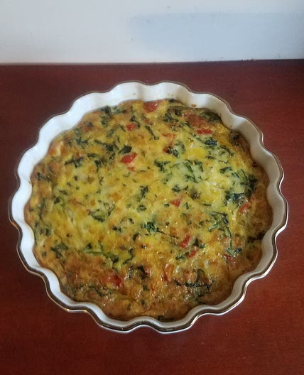 Crustless Spinach Quiche