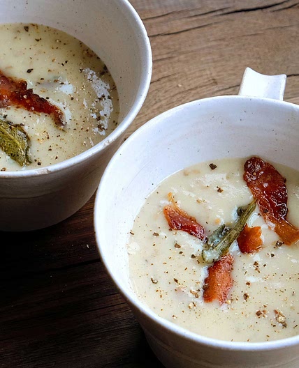 Potato peel soup