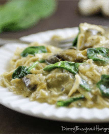 Crockpot Mushroom Artichoke Chicken