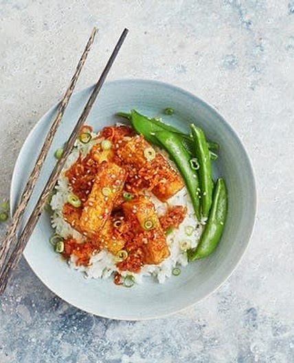 Crispy chilli tofu