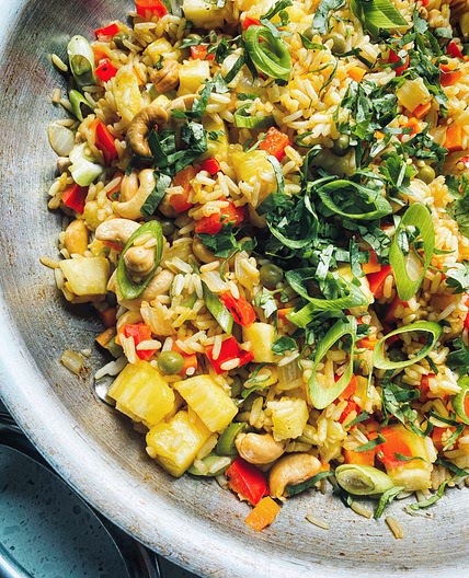 Pineapple Cashew Fried Rice • Chef Jen
