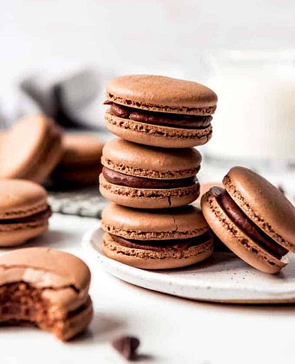 Chocolate Macarons