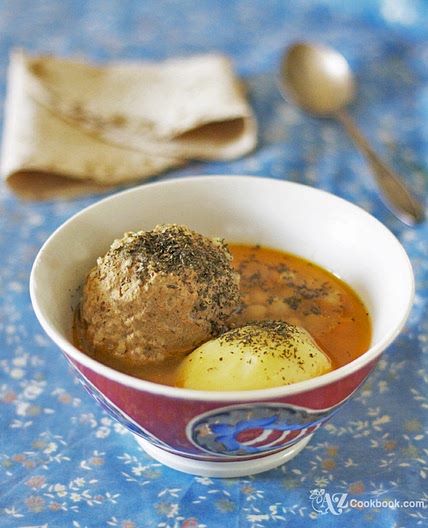 Kufte-Bozbash or Azerbaijani Meatball Soup | AZ Cookbook